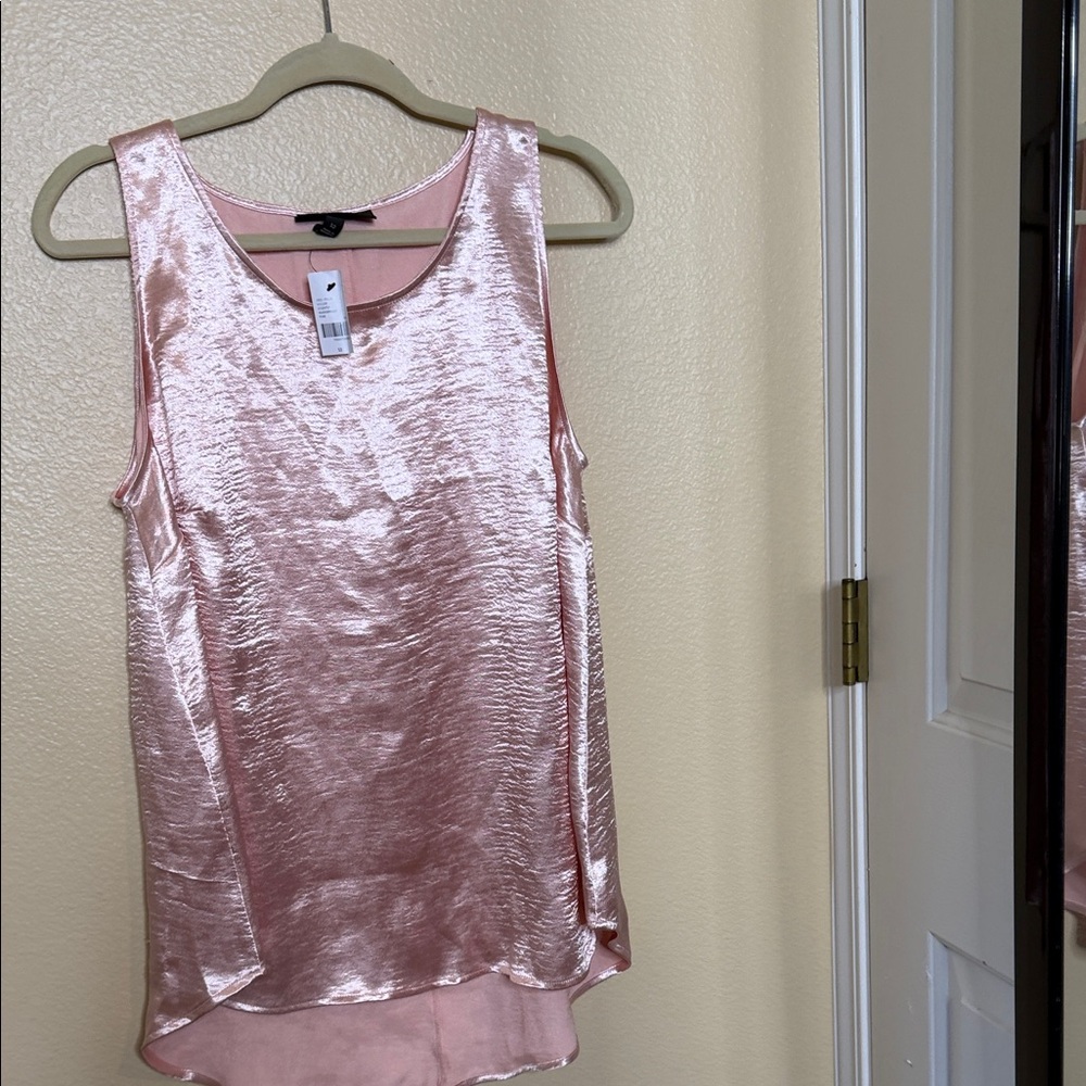 Lane Bryant Shimmering Pink Tank Top